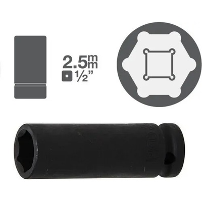 BGS technic Дълги ударни вложки 1/2" - от 10.80лв