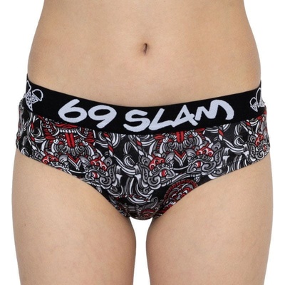 69SLAM dámske nohavičky boxer bamboo totem mask