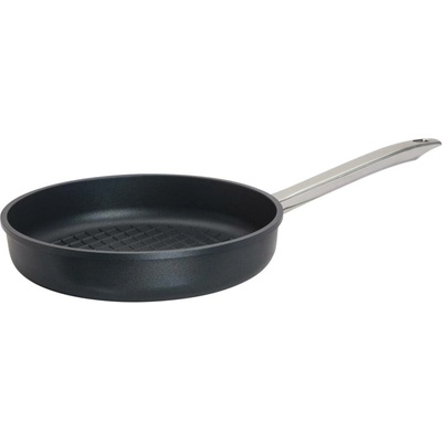SKK Profesionální titanová pánev grilovací Titanium Durit Indukce nerez ručka 28 cm