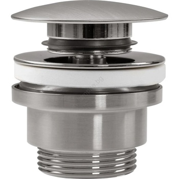 Rea Rea-a6000 - Изпразвител за мивка click-clack, Ø 6, 4 см, браширани никел (re0188)