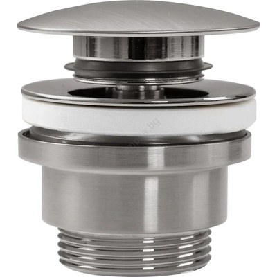 Rea Rea-a6000 - Изпразвител за мивка click-clack, Ø 6, 4 см, браширани никел (re0188)