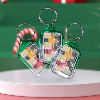 Art gift Пластмасов ключодържател със снимка - 3 броя в комплект