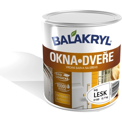 Balakryl Okná a dvere 0,7 kg biela