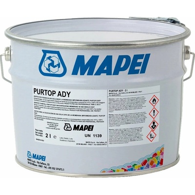 MAPEI Purtop ADY prísada do polyuretánovej hydroizolácie Purtop Easy 2 l Hnedá
