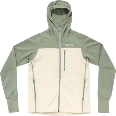 Devold Explorer Merino Hooded JKT WMN béžová zelená