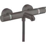 Hansgrohe Ecostat Comfort - Термостатичен смесител за вана, четкан черен хром 13114340 (13114340)
