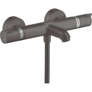 Hansgrohe Ecostat Comfort - Термостатичен смесител за вана, четкан черен хром 13114340 (13114340)