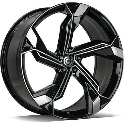 CARBONADO SUPERSTAR 8x18 5x112 ET35 black front polished