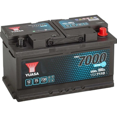 Yuasa YBX7000 12V 75Ah 730A YBX7110