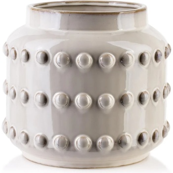 MONDEX Керамична ваза Mondex MIGLIORE, 21.5х21.5х19.5см, бежова (1897)