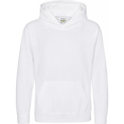 Just Hoods Dětská klokánka s dvojitou kapucí 80% bavlna Bílá