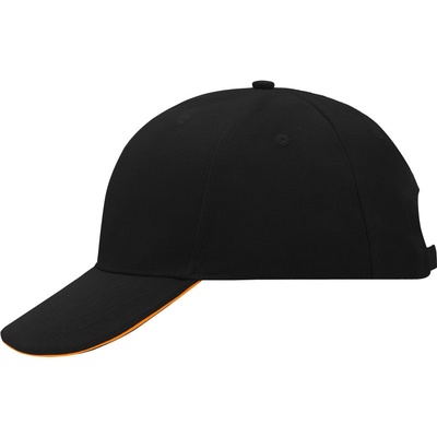 Myrtle Beach MB 24 sandwich 6 panelová COT03002481399-black/orang Černá/oranžová
