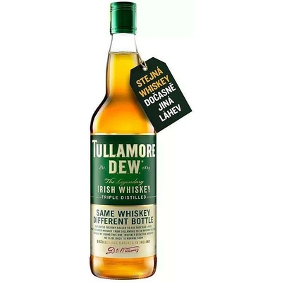 TULLAMORE D.E.W. limitovaná kulatá láhev 40% 0,7 l (holá láhev)