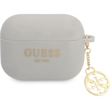Guess 4G Charm Silikónové Puzdro pre Airpods Pro GUAPLSC4EG