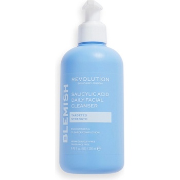 Revolution Beauty Revolution Skincare Blemish Targeting Facial Gel Cleanser with Salicylic Acid Почистващ гел дамски 250ml