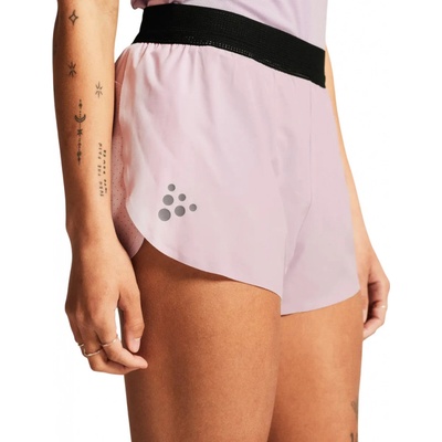 Craft W Šortky PRO Hypervent Split 2 růžová