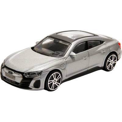 Bburago Метална количка Bburago - Audi RS e-tron GT, 1: 43, сребриста (18-30463S)