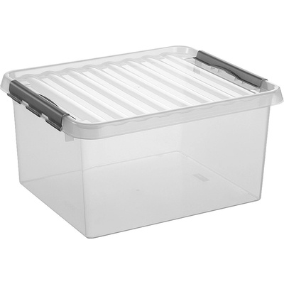 Q-Line Box s vekom 50 × 40 × 26 cm 36 l transparentný 78500609
