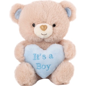 Амек Тойс Плюшена играчка Амек Тойс - Мече с синьо сърце It’s a Boy, 21 cm (60115) - ozone