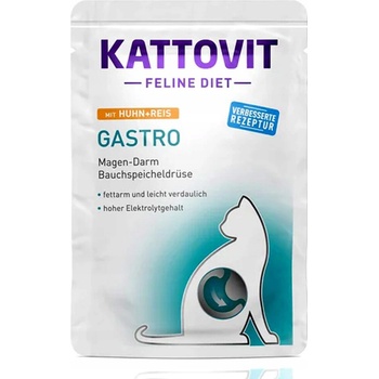 Kattovit Feline Diet Gastro kuracie s ryžou 85 g