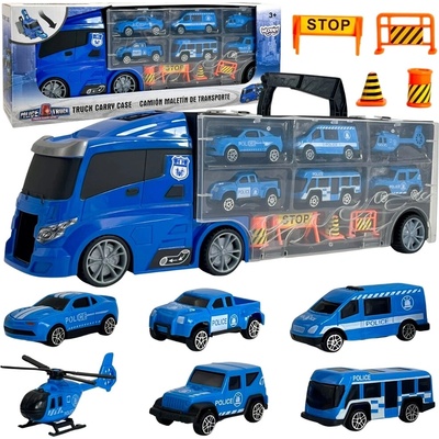 WOOPIE Ťahač s autami Polícia