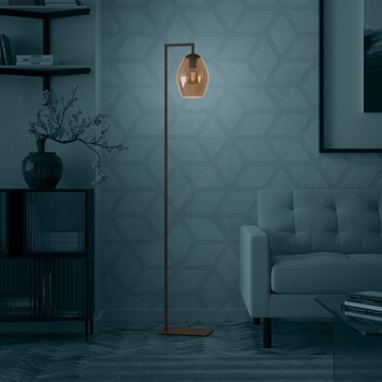 EGLO 390255 - Лампион ESTANYS 1xE27/40W/230V кафяв (EG390255)