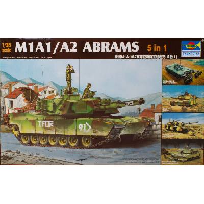 Trumpeter M1A1:A2 Abrams 5 v 1 1:35