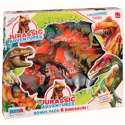 RS Toys Комплект фигури RS Toys - Динозаври, 6 броя (11222)