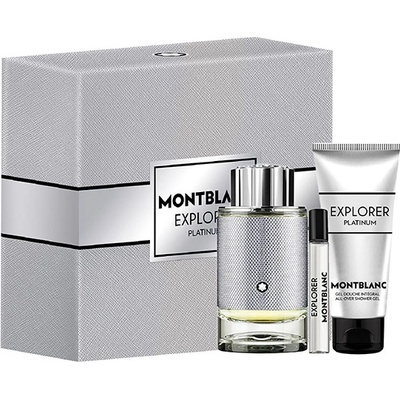 Mont Blanc Explorer Platinum подаръчен комплект с парфюмна вода 100мл за мъже 1 бр