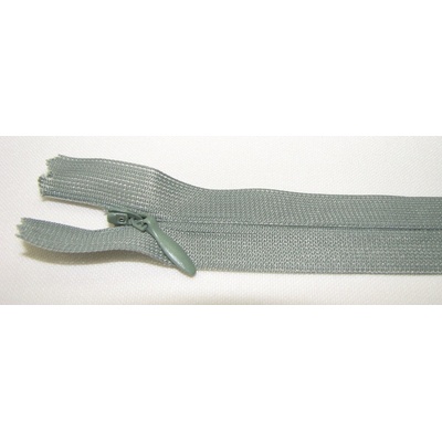 Zips krytý nedeliteľný 20cm zelená