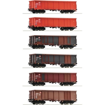 Image 1 of Roco Дисплей от 6 части: Отворени товарни вагони, db ag (75858)