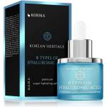 KORIKA Korean Heritage 8 Types of Hyaluronic Acid Premium Super Hydrating Serum хидратиращ серум за лице с 8 вида хиалуронова киселина 30ml