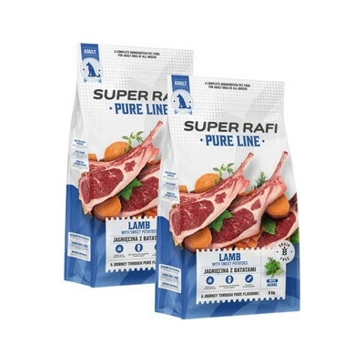 Super Rafi Pure Line jehněčí & sladké brambory 18 kg