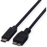 Roline Cable USB3-C-Micro B, M/M, 1m, Roline 11.02. 9006 (11.02.9006)