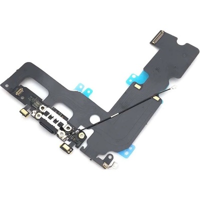 Flex kábel nabíjania Iphone 7 plus - nabíjací konektor, mikrofón Farba: Čierna