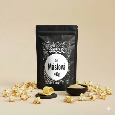 SnackAir Sůl máslová na popcorn 400 g