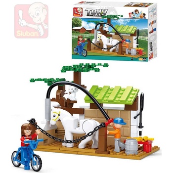 Sluban B0557 Town Péče o koně 110 ks