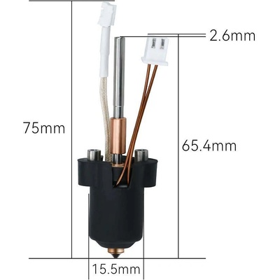 Creality Комплект екструдер Hotend Unicorn до 300°C за Creality K1/ K1 Max / K1C / Ender 3 V3 и PLUS