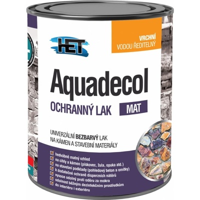 HET AQUADECOL OCHRANNÝ LAK Transparentný 0,70kg