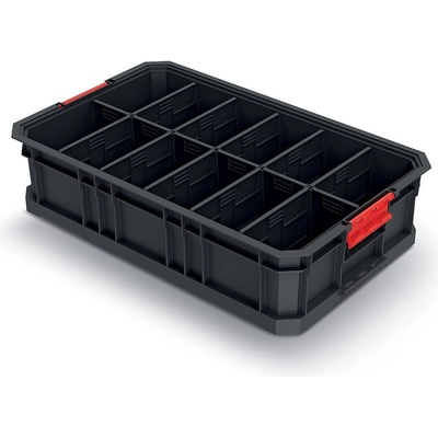 Prosperplast Кутия за съхранение с разделители 52x32, 7x12, 5cm MODULAR SOLUTION (KMS553510S-S411)