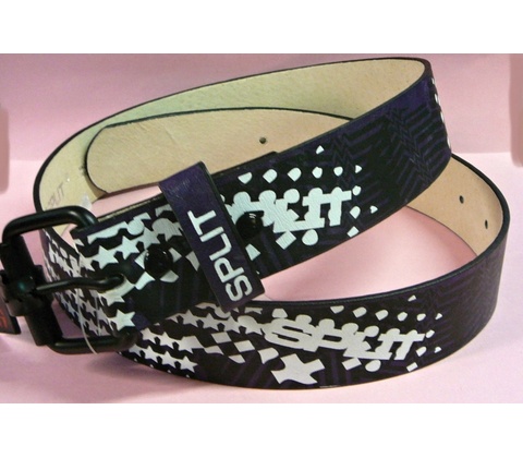 Split Blackout purple belt