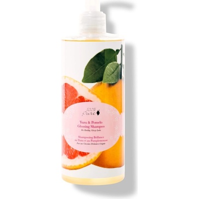 100% Pure šampon pro lesk Yuzu a Pomelo 390 ml