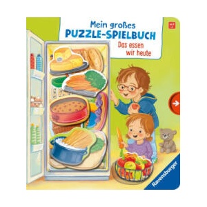 Mein großes Puzzle-Spielbuch: Das essen wir heute | Andrea Hebrock (ISBN: 9783473418947)