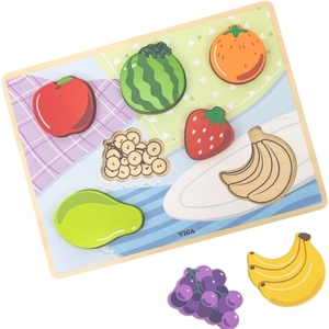 Viga Toys Релефен пъзел Viga Toys - Плодове (44704) - ozone