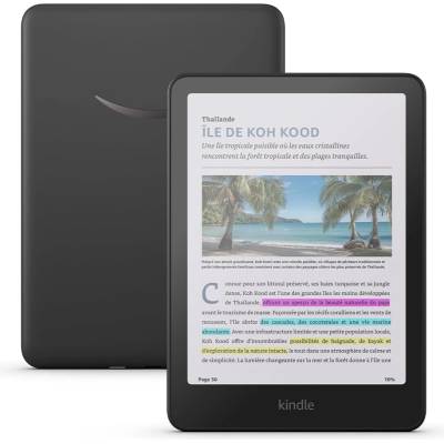 Amazon Електронен четец Kindle - Colorsoft 2025, 7'', 16GB, Black (B0CX8MQF7R )