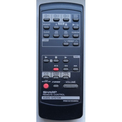 GENERAL Sharp rrmcg0180awsa - дистанционно управление дубликат (rrmcg0180awsa)