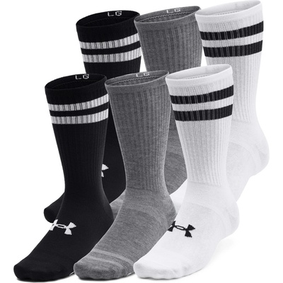 Under Armour Essential 6-Pack Crew White White Black
