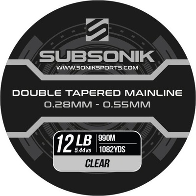 Sonik Subsonik Double Tapered Main Line Clear 990 m 0,30-0,55 mm 14 lb