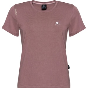Chillaz Дамска тениска Chillaz Women's Iseo Heartbeat To Climb T-shirt - Wine - размер 38 (EU) (916-6248-0214)