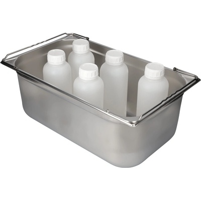 Nerezová vana na malé nádoby typ GN-B 1/1-200, s držadlem, objem 26,5 l